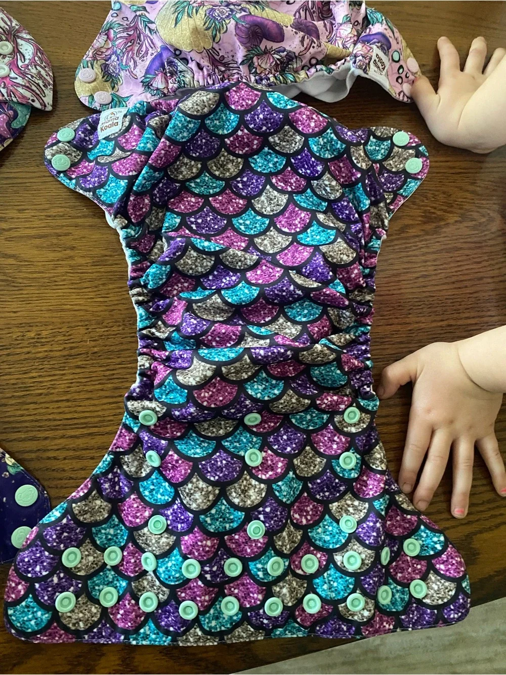 Mama Koala Mermaid Cloth Diaper Set